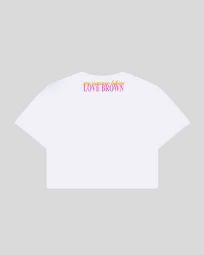 My Summer Bikini Cropped Tee