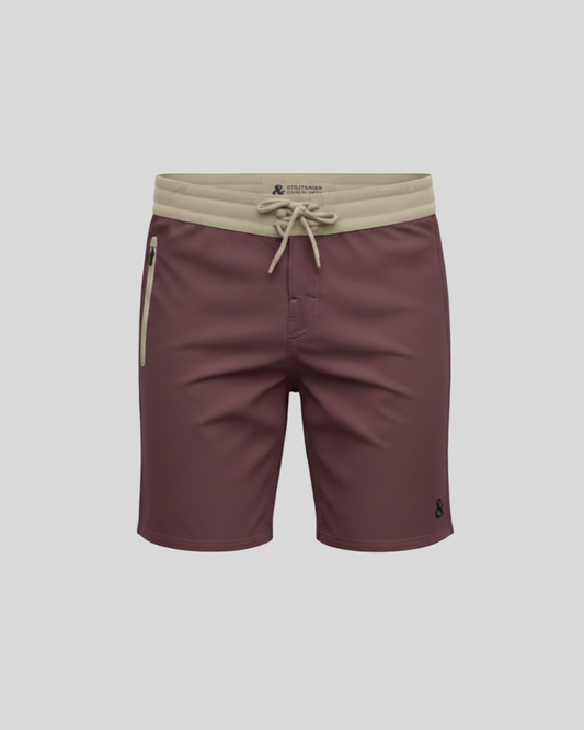 Board Shorts - Maroon